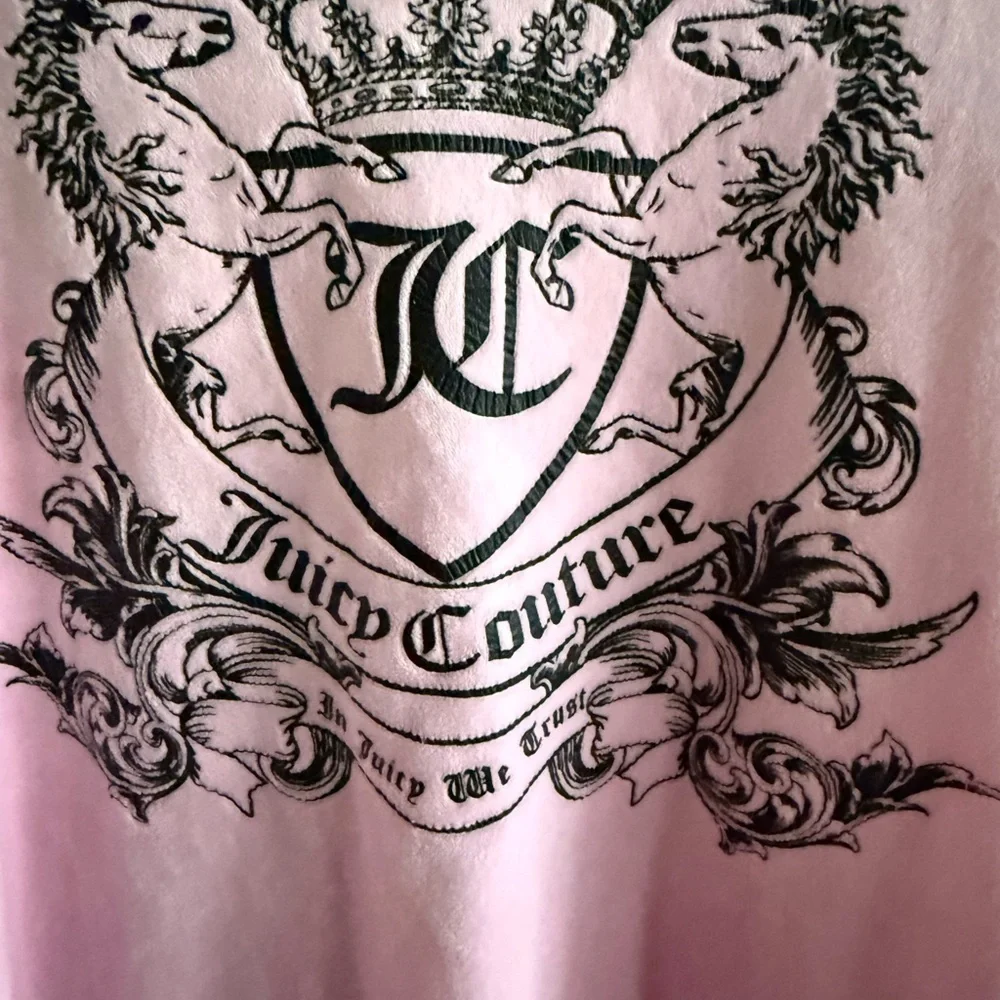 Juicy Couture Pink Sleepwear Top with Black Logo